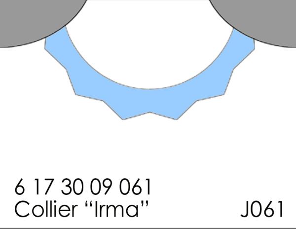 061 Klöppelbrief Collier "Irma"